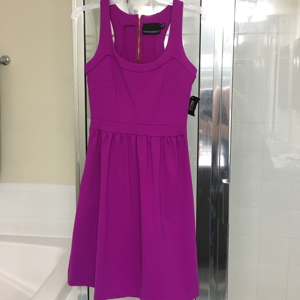 Fuchsia Skater Dress